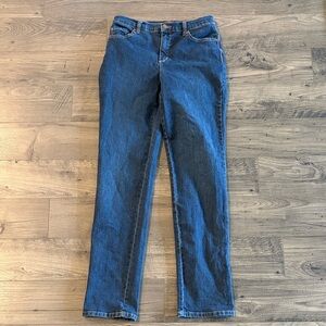 Gloria Vanderbilt Straight Leg Blue Jeans
